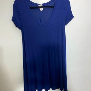 Dark Blue T-Shirt Dress